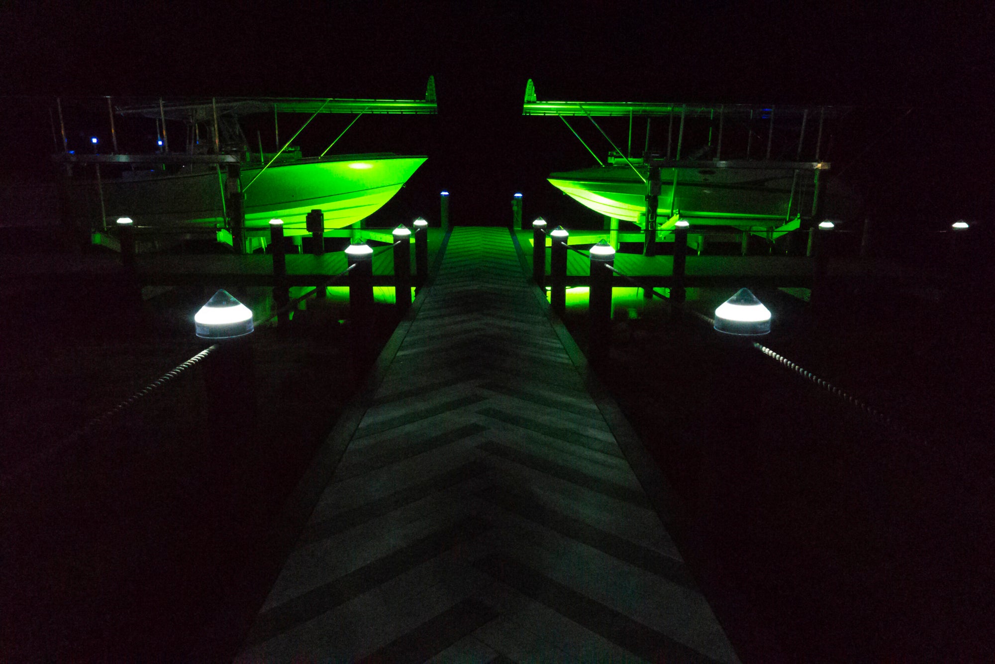 Extra Bright Triple <br> Fish Light For Docks image 16