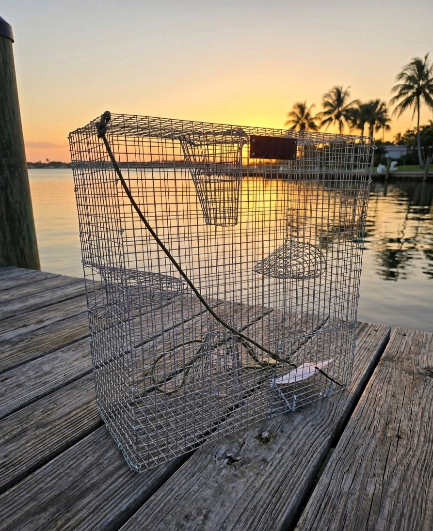 Funnel Galvanized Pin Fish Trap