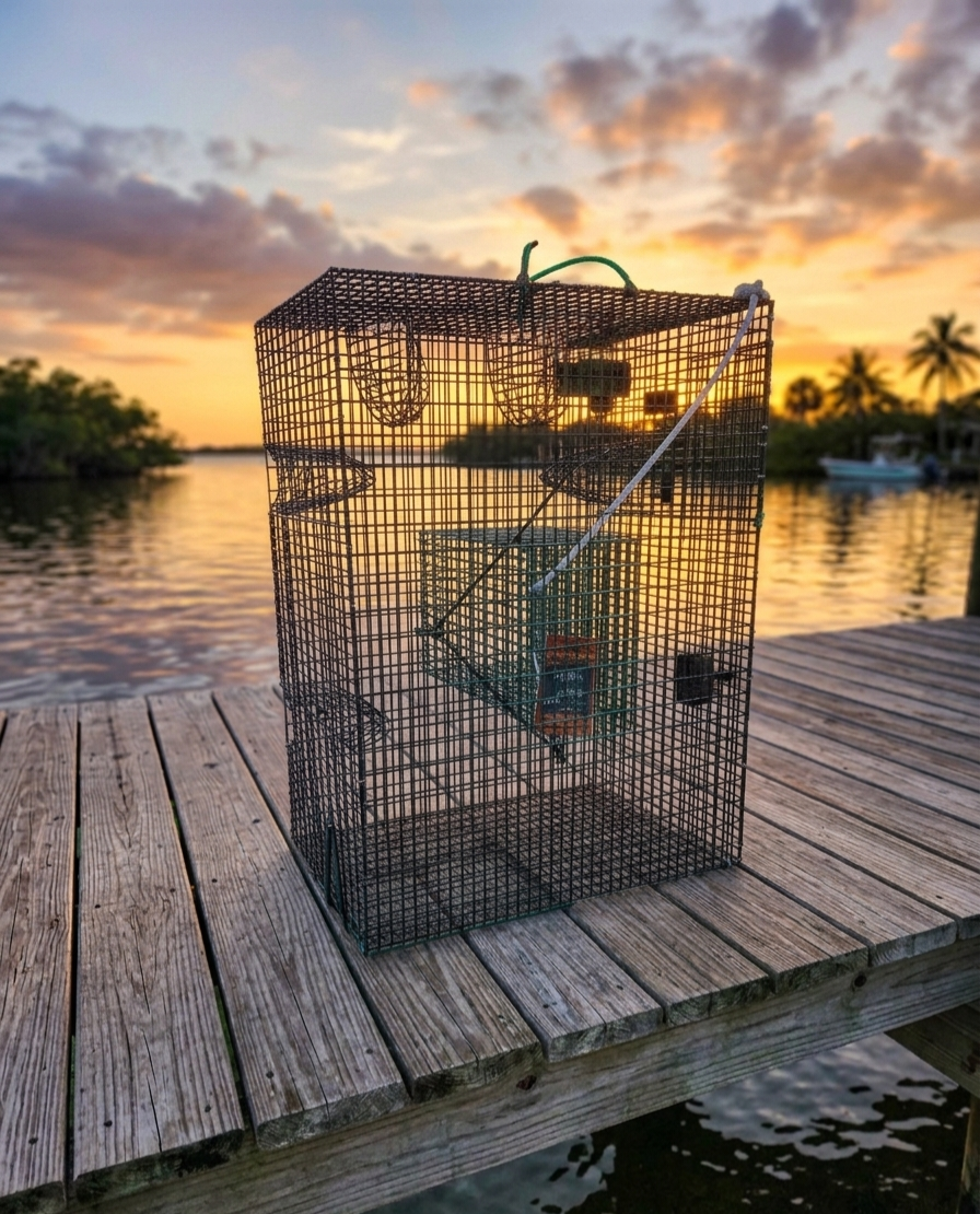 Funnel Galvanized Pin Fish Trap