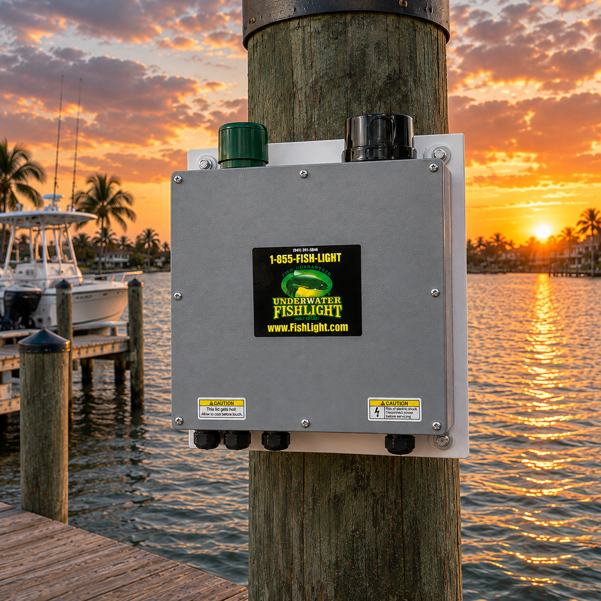 Fish Light Mounting Plaque & Hardware