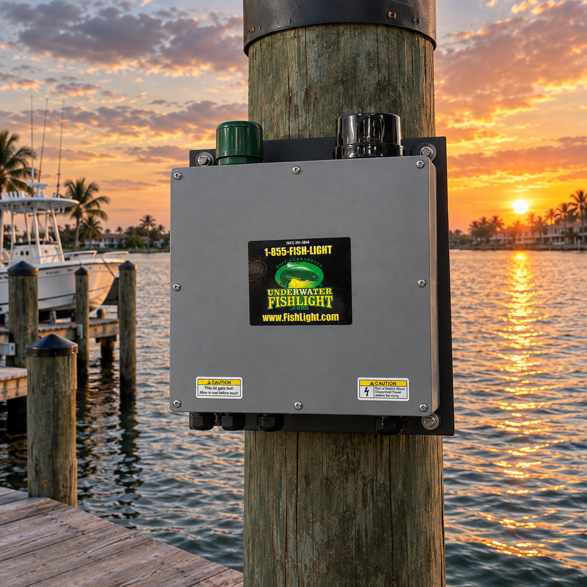 Fish Light Mounting Plaque & Hardware