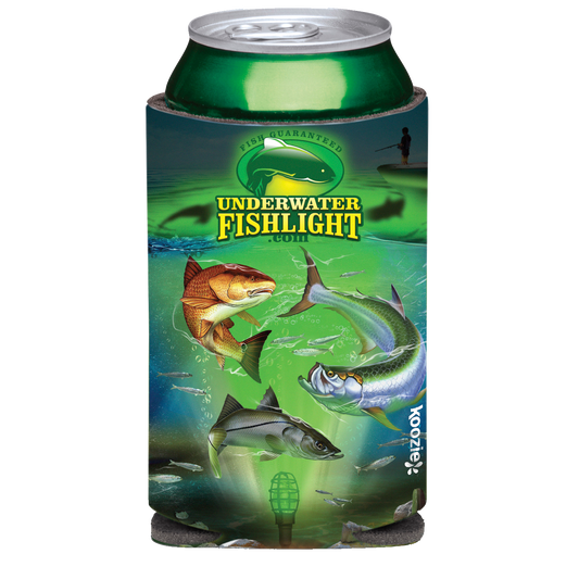 Underwater Fish Light Koozie image 0