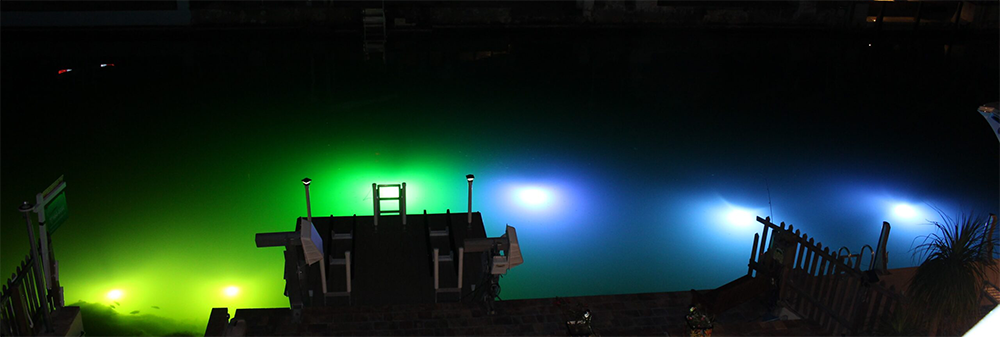 Underwater Dock Lights Attract the Fish - Deep Glow Underwater