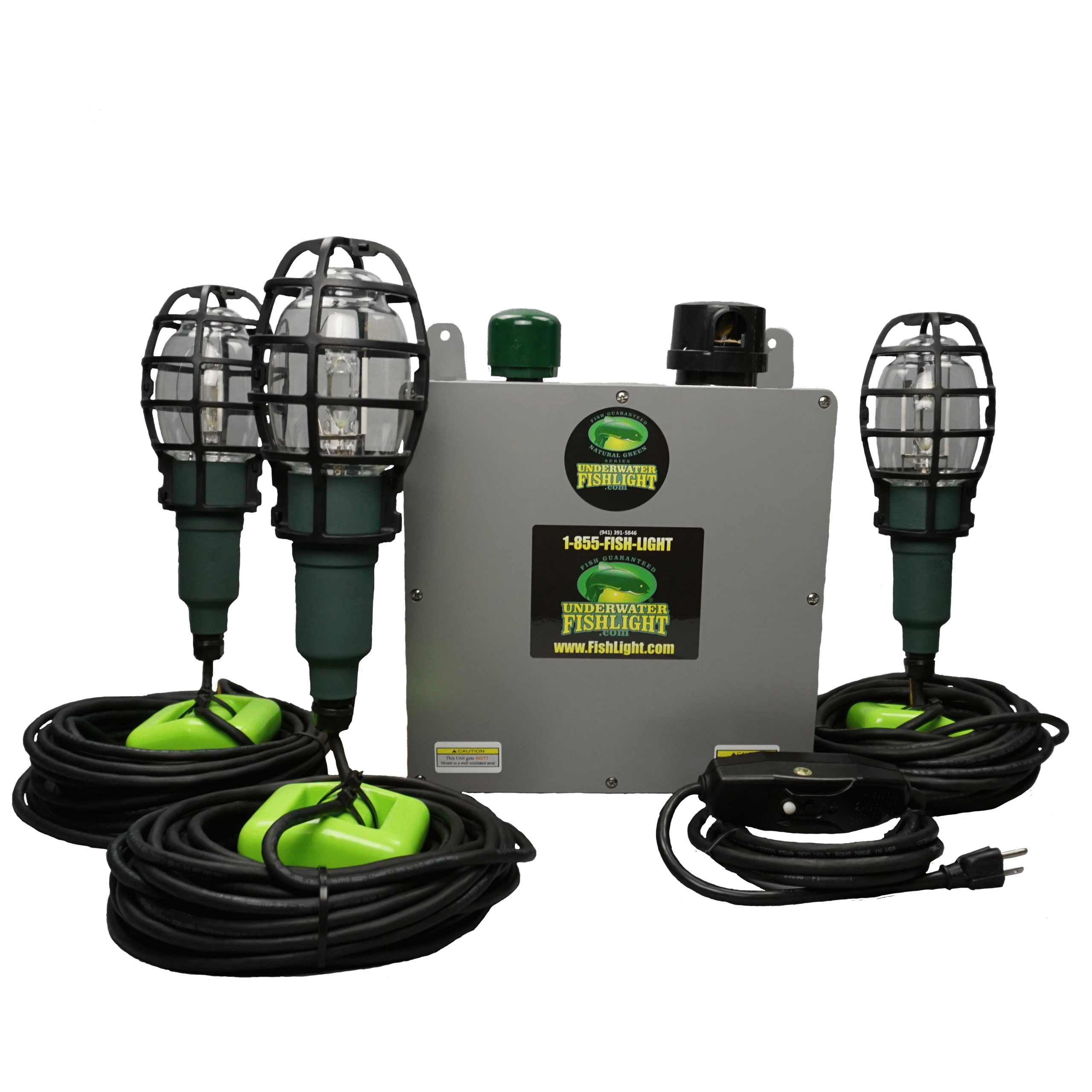 Extra Bright Triple <br> Fish Light For Docks