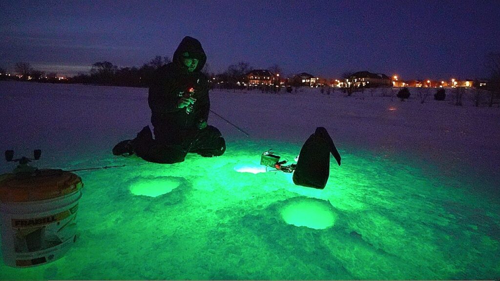 Underwater Fish Light Ice Fishing Challenge with Top 3 Tips