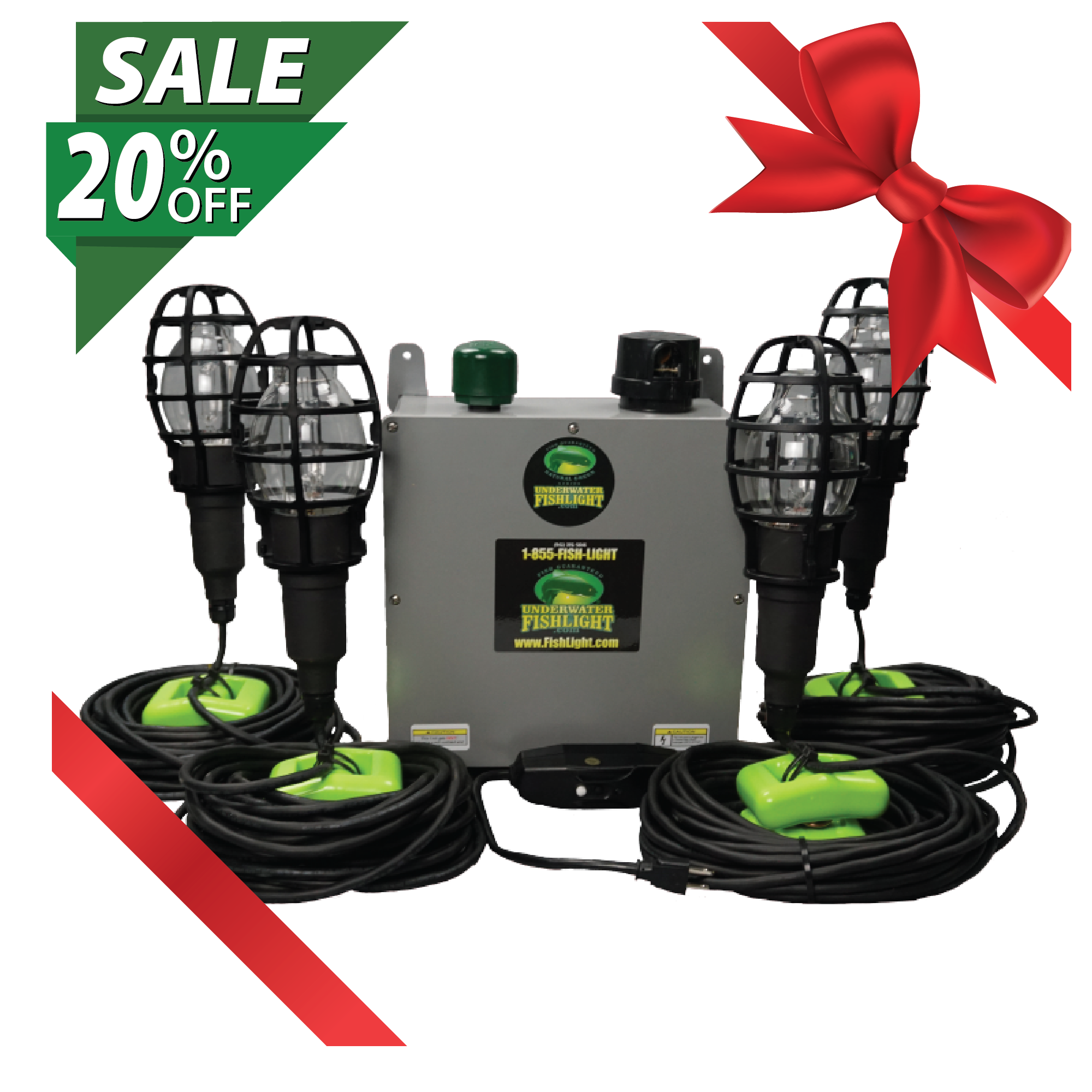 Classic Quad <br> Fish Light For Docks